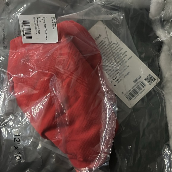 lululemon swiftly tech size 4 brand new carnation red - Picture 3 of 3